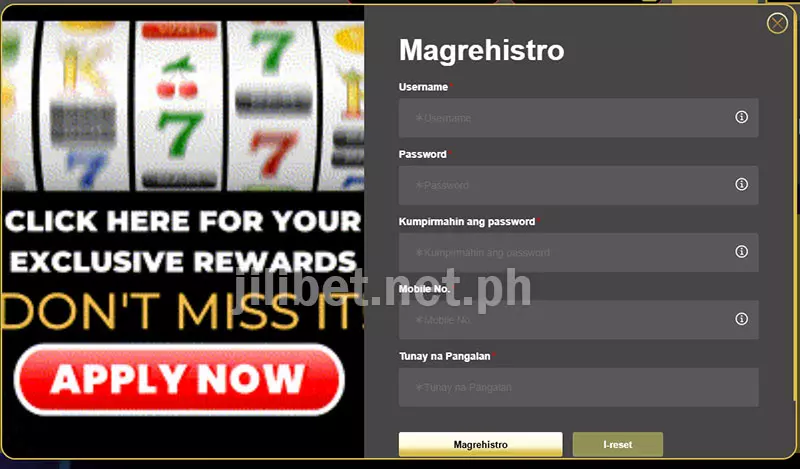 Register Your JILIBET Account